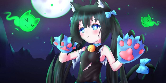 1920x1080 Vrchat Halloween Kromia Wallpaper