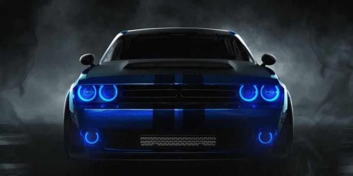 736x1308 Red Dodge Challenger iPhone Wallpaper