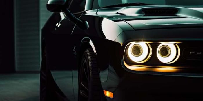 736x1308 Dodge Challenger Black IPhone Wallpaper