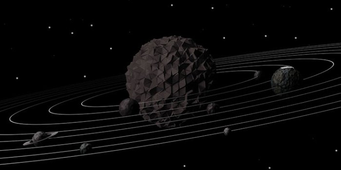 750x1334 af06-3d-solar-system-dark-space-art-minimal
