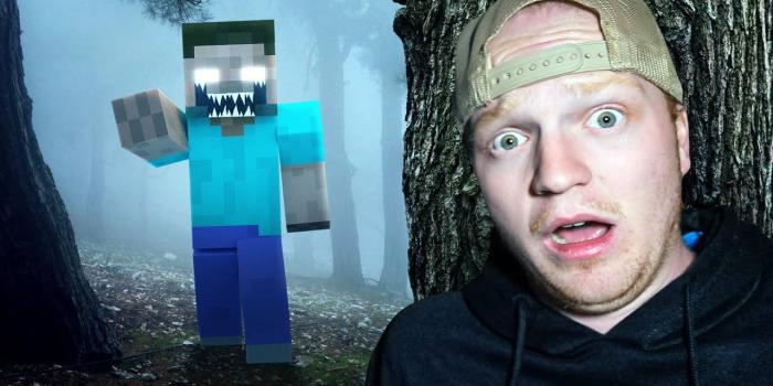 1280x720 Elusive Herobrine Wallpaper