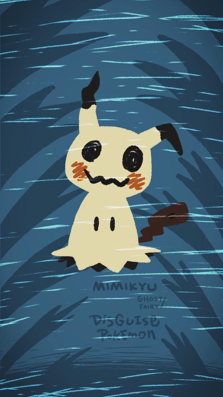750x1334 OC] Mimikyu Wallpaper (for iPhone6) : r