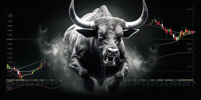 1200x673 The Raging Bull Stock Market Wallpaper
