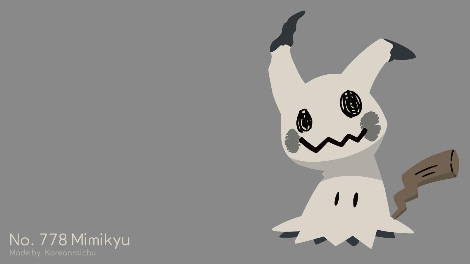 1920x1080 OC] shiny mimikyu wallpaper, and I made