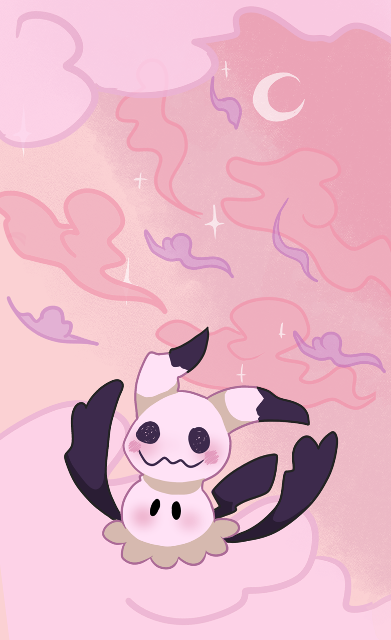 780x1276 Pink Mimikyu Phone Wallpaper - Captain