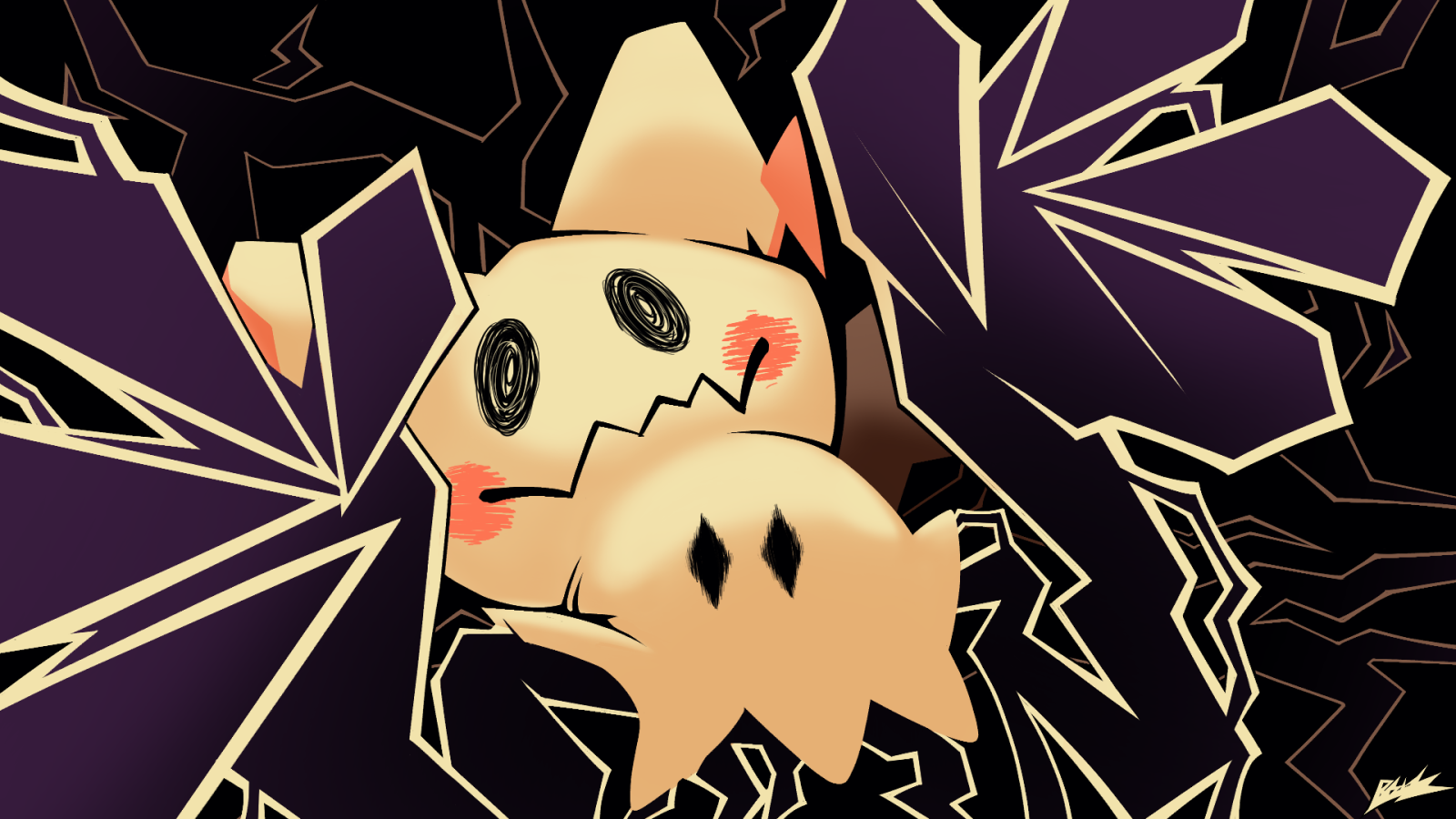 1920x1080 Mimikyu by rayshadow on Newgrounds