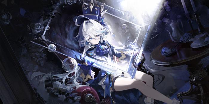 1920x1080 Furina. Desktop wallpaper. 1920x1080