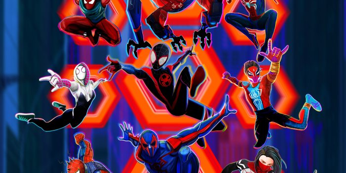 2560x2560 Across the Spider-Verse Wallpaper 4K