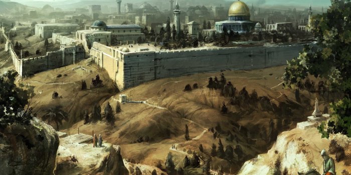 2409x1600 Download wallpaper mosque, assassins