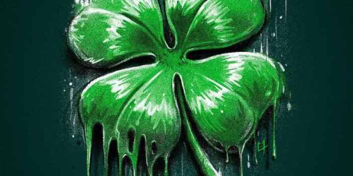 736x1308 Four Leaf Clover IPhone Wallpaper HD