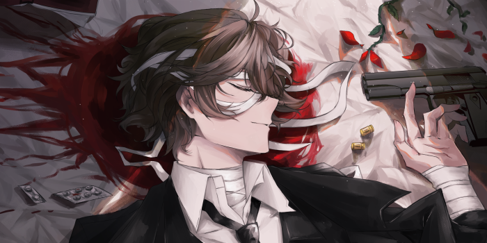 4242x1866 120+] Osamu Dazai Wallpapers