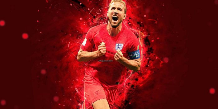 1920x1200 Harry Kane Red Background Wallpaper