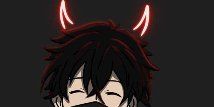 720x1520 Download Demon Boy Wearing Black Anime
