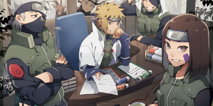 2000x1326 Anime, Naruto, Rin Nohara, Obito Uchiha