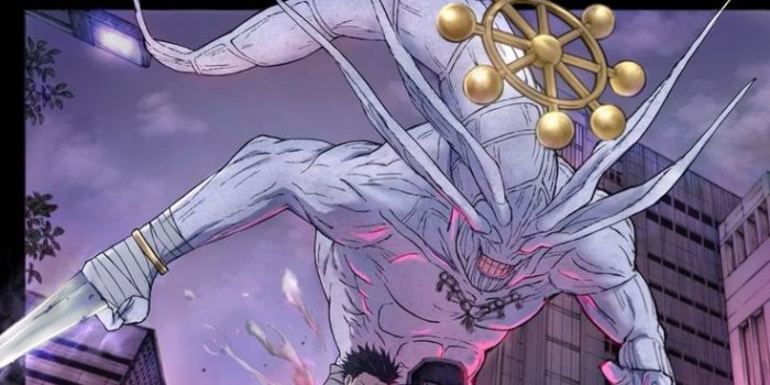 736x1104 Mahoraga manga panels coloured wallpaper