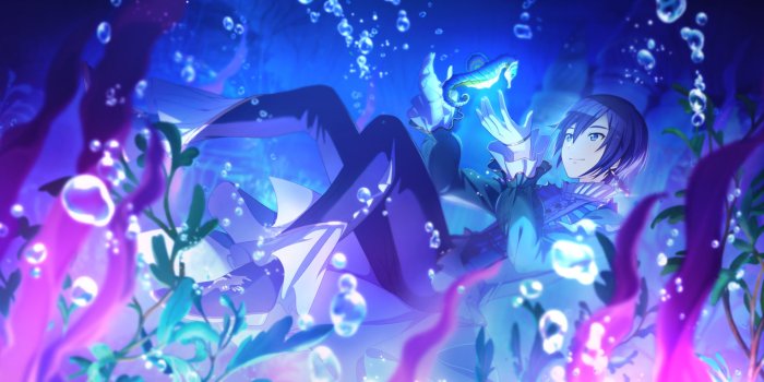 1920x1080 wallpaper seahorse, guy, Vocaloid