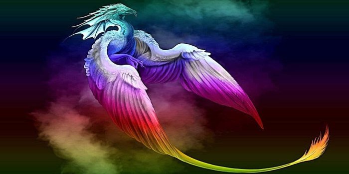 1280x800 Colorful Awesome Cool Dragon Wallpaper