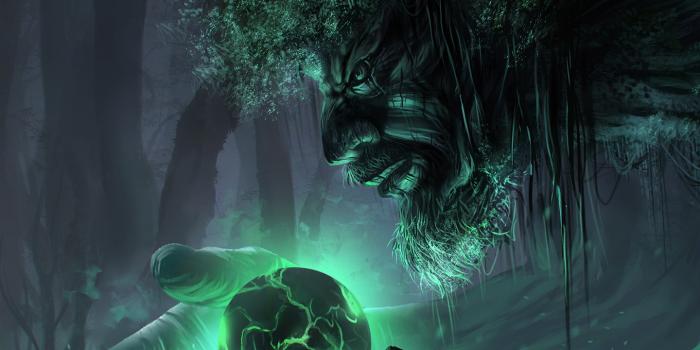 1440x2560 Wallpaper Dark Fantasy Forest, Forest