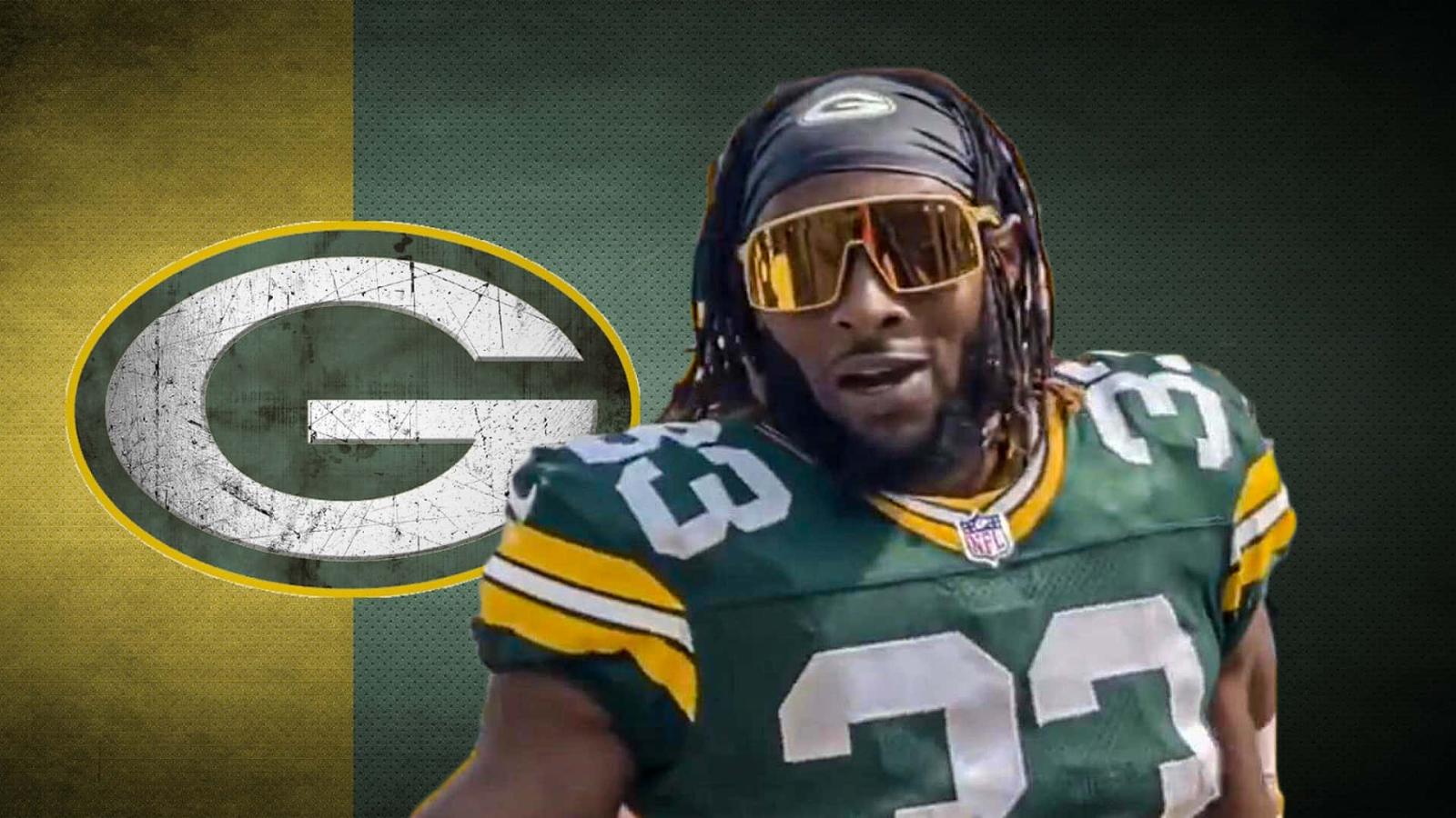 1920x1080 NFL Runningback Aaron Jones Wallpaper
