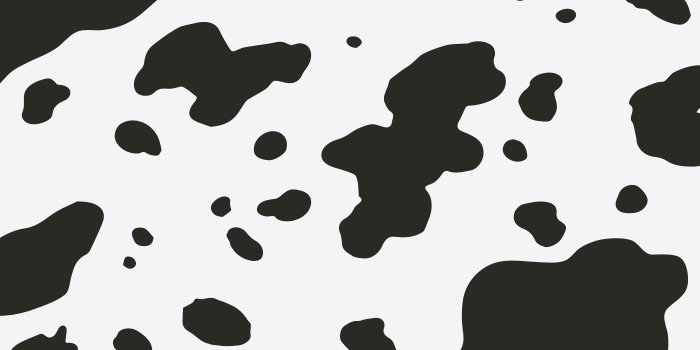 1400x1400 Classic Cow Peel and Stick Removable