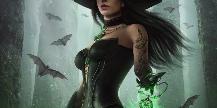 2932x2932 2932x2932 Dark Fantasy Witch 5k Ipad