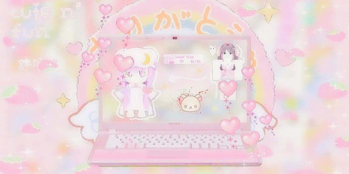1280x720 Download Pastel Cutecore Laptop Fantasy
