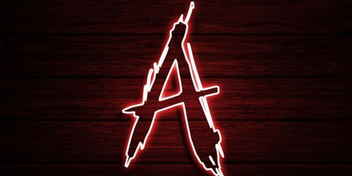 735x1276 Neon A Letter Wallpaper