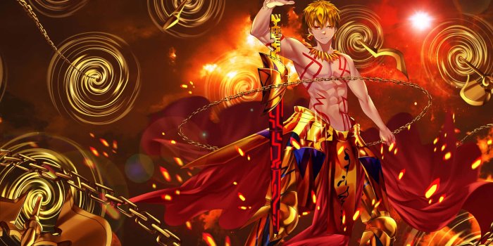 1843x1037 The Mighty King Gilgamesh Wallpaper