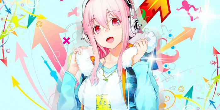 1920x1047 Download Pastel Anime Girl Headphones