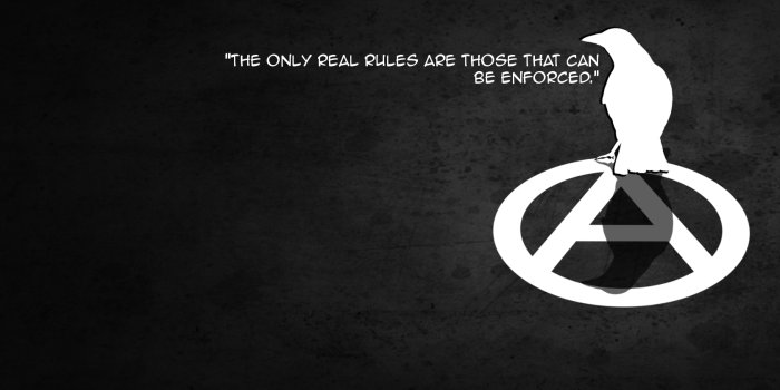 1680x1050 Dark, Quote, Minimalist, Anarchy