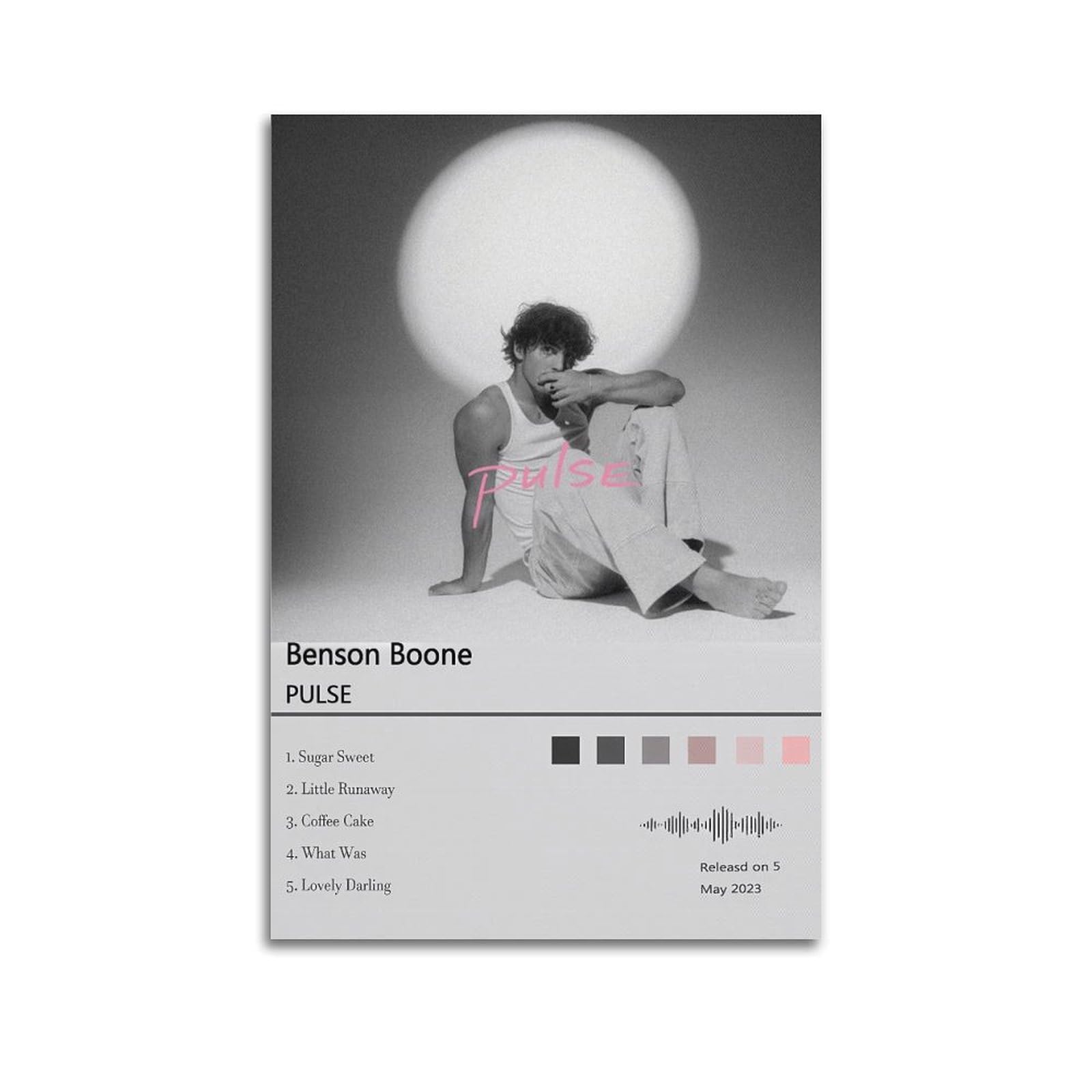 1600x1600 Amazon.com: Benson Boone Poster PULSE