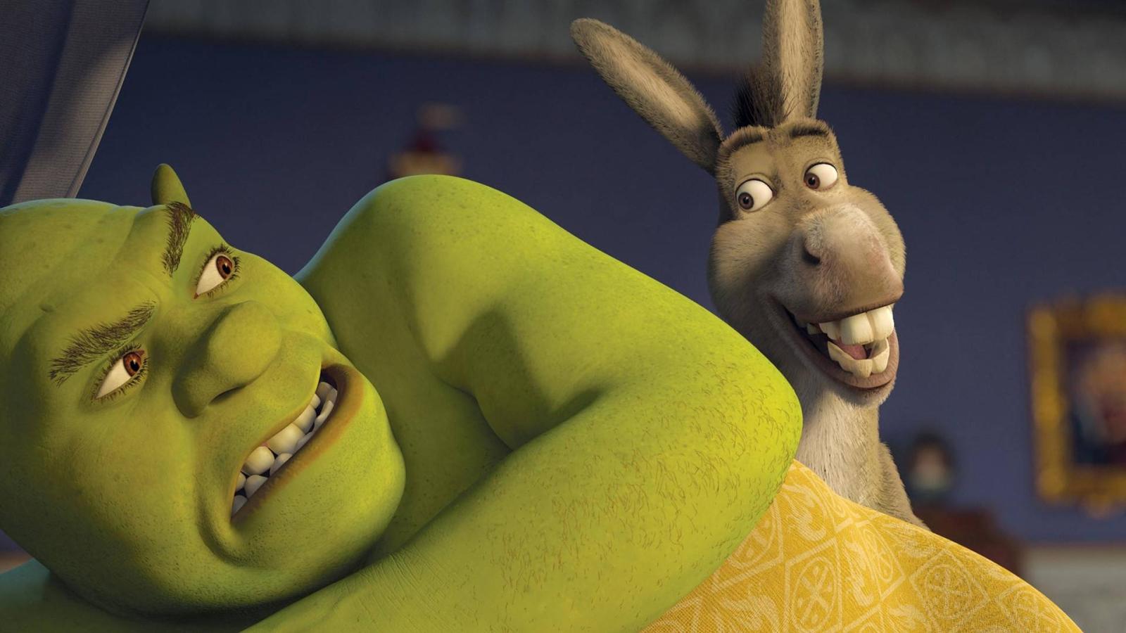 1920x1080 Download free Annoyed Shrek On Donkey