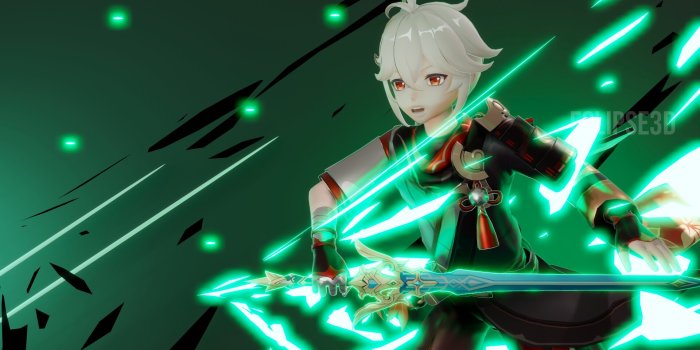 1920x1080 ArtStation - Kazuha Wallpaper - Genshin