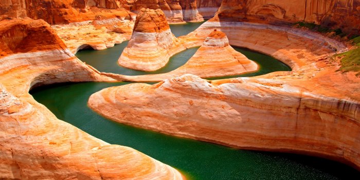 2560x1080 Glen Canyon Wallpaper 4K, Utah, United