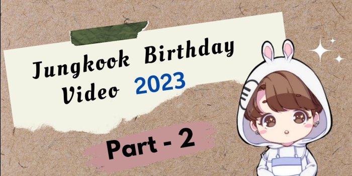 1280x720 BTS Jungkook Birthday Video - Part 2