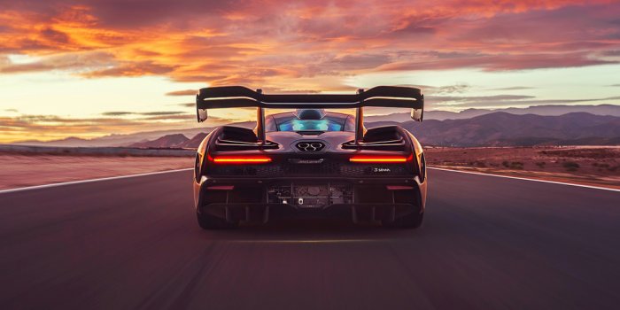 1024x768 Wallpaper 2022 mclaren senna, rear-view