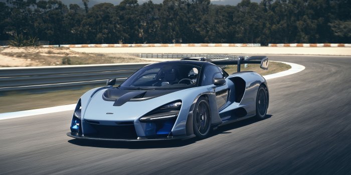 5120x2880 McLaren Senna Victory Grey 5K Wallpaper