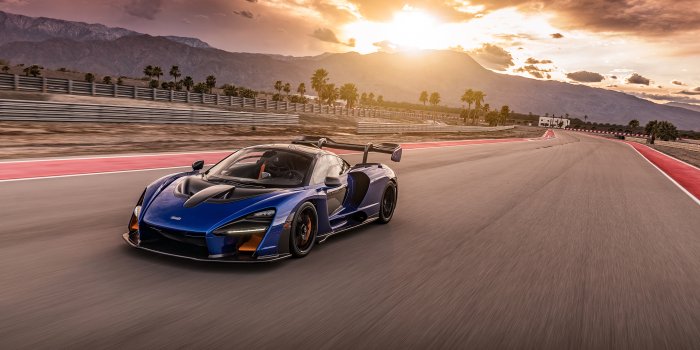 3840x2160 Wallpaper McLaren 2019-20 Senna Blue