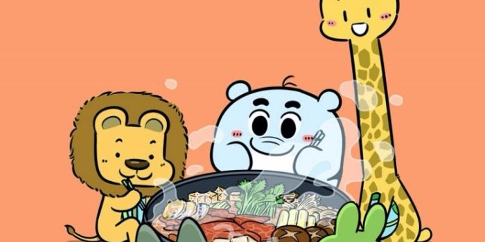 744x1392 Cute Wildlife Animals Cartoon Wallpapers