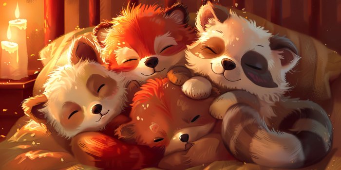 3840x2152 Cartoon Animals Wallpaper, Free, 4k