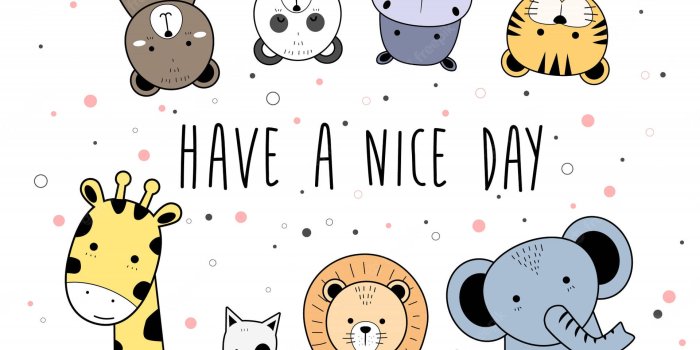 1920x1280 Nice Day Animals Cartoon Art Wallpaper