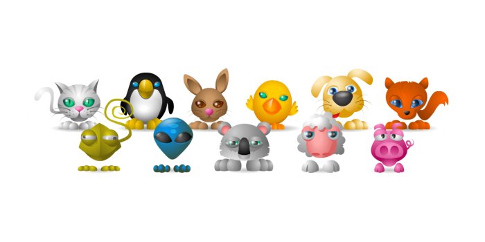 1280x1024 3D cute animals wallpaper Wallpapers