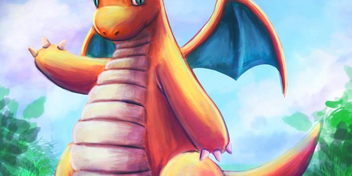 1357x1920 Legendary Dragonite Wallpaper