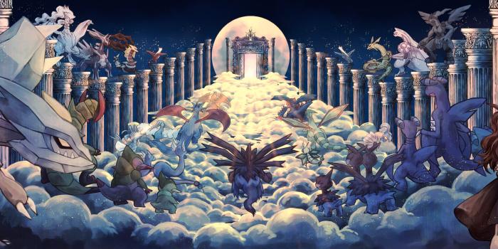 3000x1185 Dragonair (Pokémon)