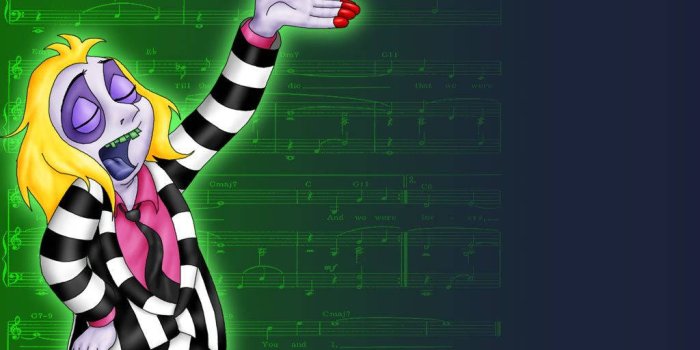 1024x768 Scary Cartoon Beetlejuice Wallpaper