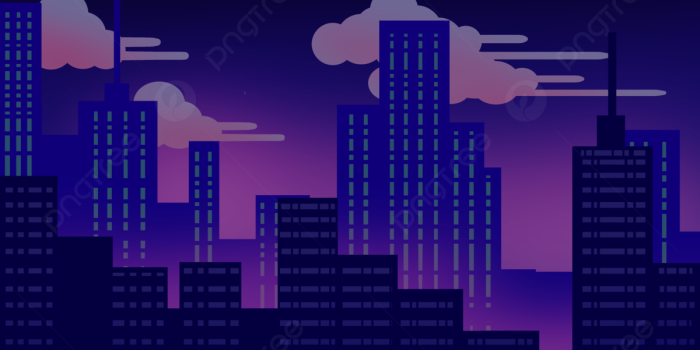 1200x857 City Night Cartoon Style Wallpaper