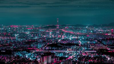 399x224 Night City HD 4K Wallpaper PC & Phone