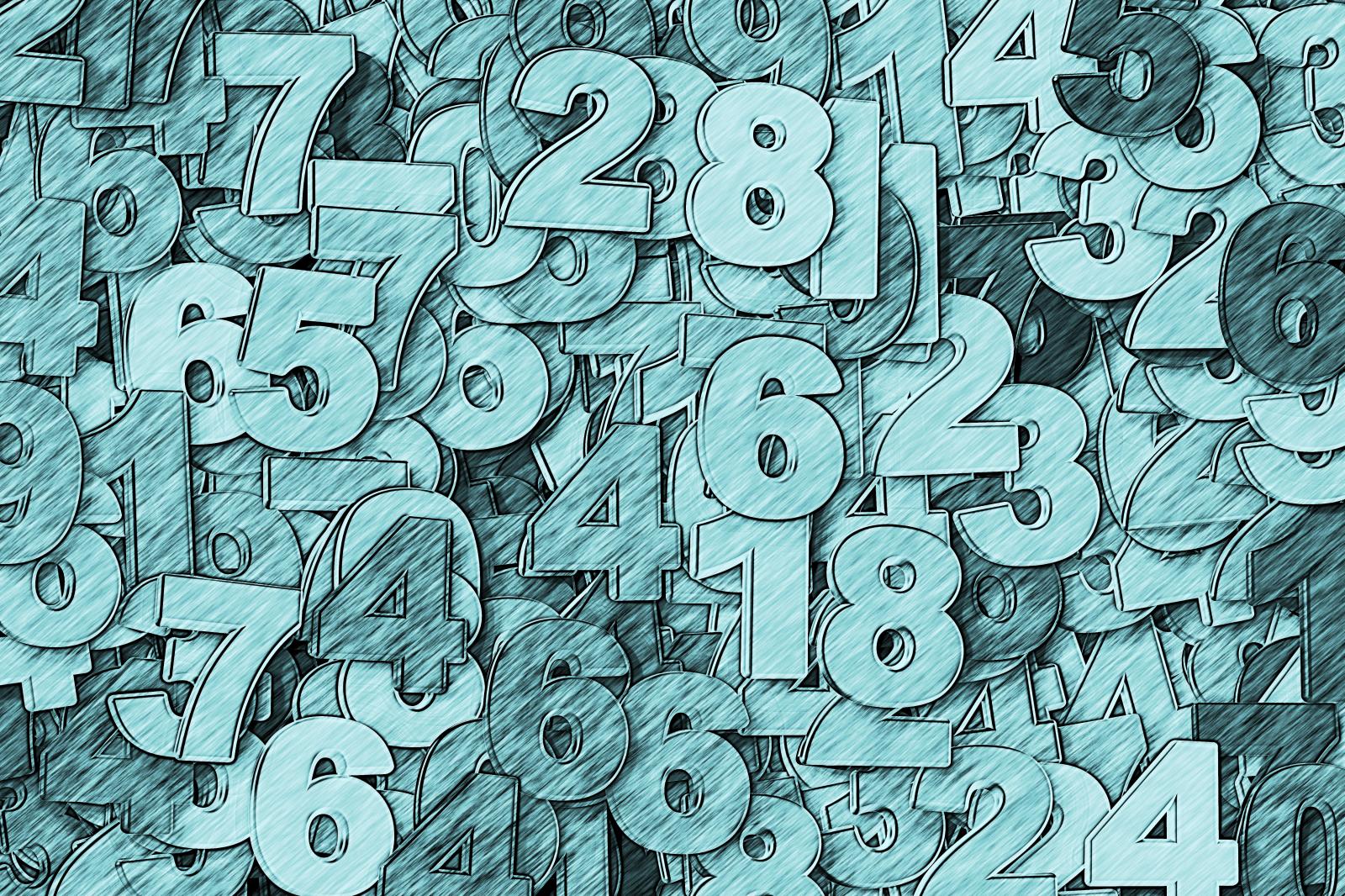 6000x4000 Artistic Number 4k Ultra HD Wallpaper