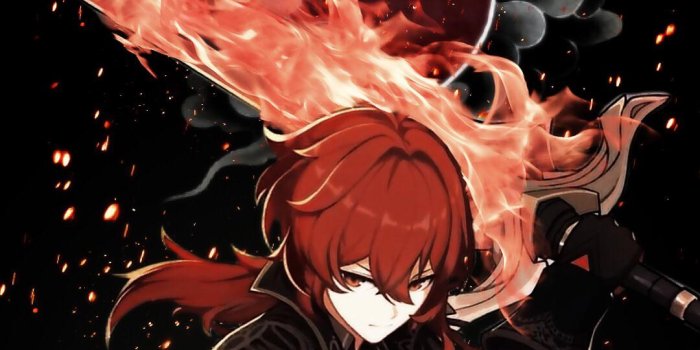 1080x1920 Diluc Wallpapers made by me. : r