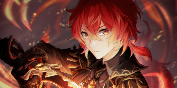 3840x2160 Diluc Genshin Impact HD 4K Wallpaper #8